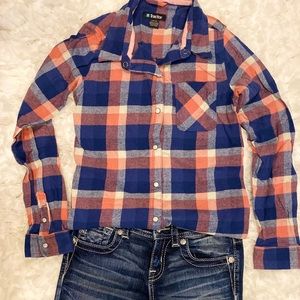 Girls button down shirt.